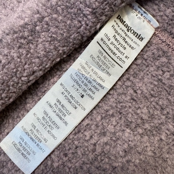 Patagonia Women's Better Sweater® 1/4-Zip Fleece Mauve size medium - Picture 12 of 16